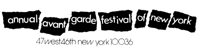 Annual Avant-Garde Festival of New York logo